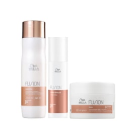 Wella Professionals Fusion - Shampoo 250ml + Máscara 150ml + Reconstrutor 70ml Wella Professionals Fusion - Shampoo 250ml + Máscara 150ml + Reconstrutor 70ml