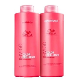 Wella Professionals Invigo Color Brilliance Shampoo + Condicionador 1L