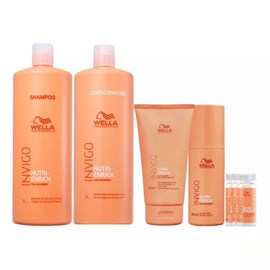 Wella Professionals Invigo Nutri-Enrich Kit Shampoo + Cond + Leave-in + Mask + Ampola
