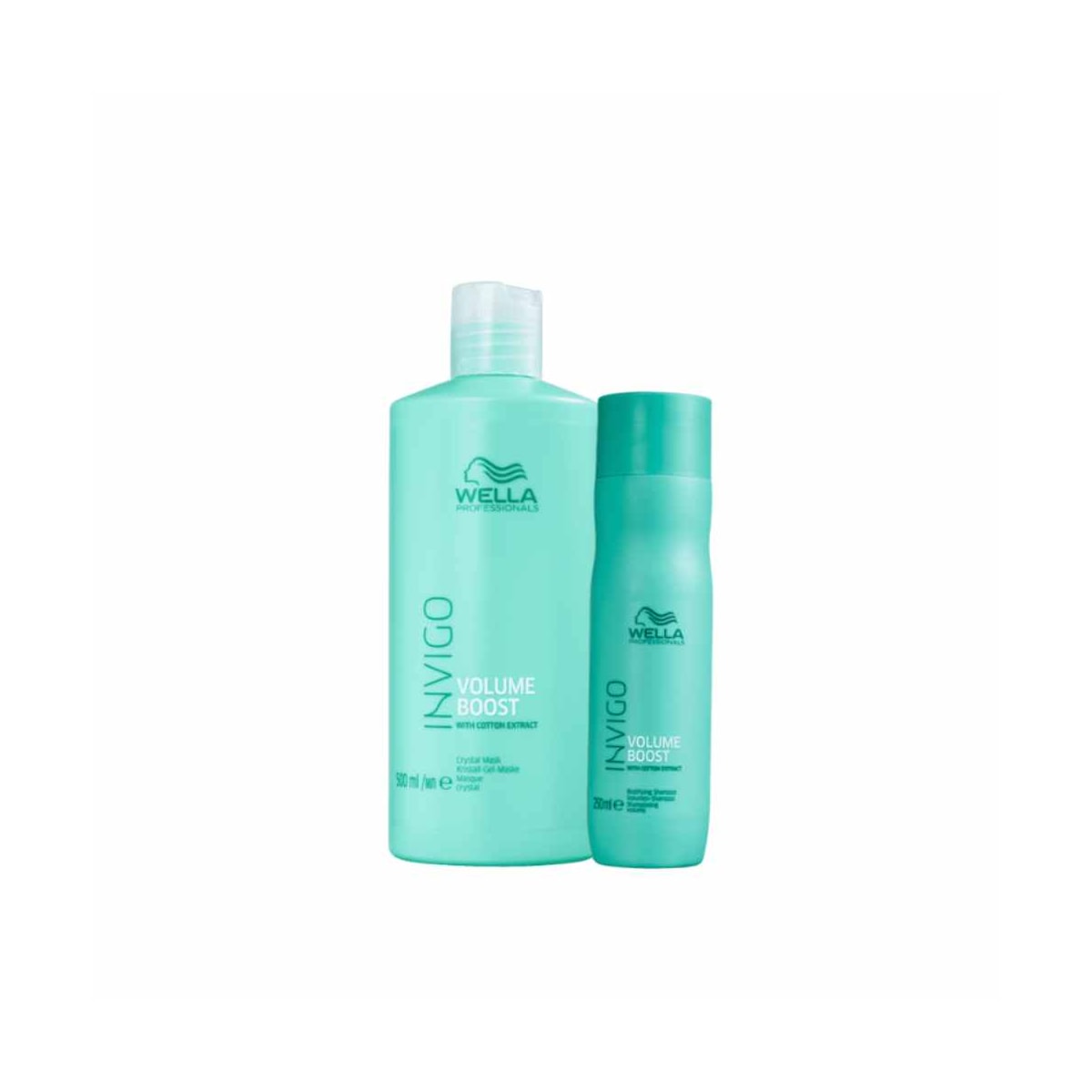 Wella Professionals Invigo Volume Boost Crystal Máscara 500ml + Shampoo 250ml Wella Professionals Invigo Volume Boost Crystal Máscara 500ml + Shampoo 250ml