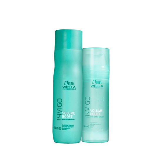 Wella Professionals Invigo Volume Boost Shampoo 250ml + Máscara Crystal 145ml