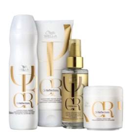 Wella Professionals Oil Reflections - Shampoo 250ml + Condicionador 200ml + Máscara 150ml + Óleo 100ml