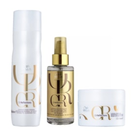 Wella Professionals Oil Reflections Shampoo 250ml + Máscara 150ml + Óleo Light 100ml Wella Professionals Oil Reflections Shampoo 250ml + Máscara 150ml + Óleo Light 100ml