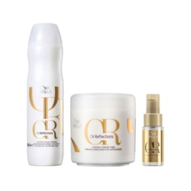 Wella Professionals Oil Reflections - Shampoo 250ml + Máscara 150ml + Óleo Light 30ml