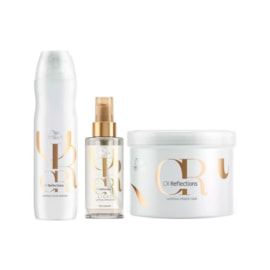 Wella Professionals Oil Reflections - Shampoo 250ml + Óleo Light 100ml + Máscara 500ml