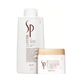 Wella Professionals SP System Luxe Oil Keratin Shampoo 1000ml + Máscara 400ml