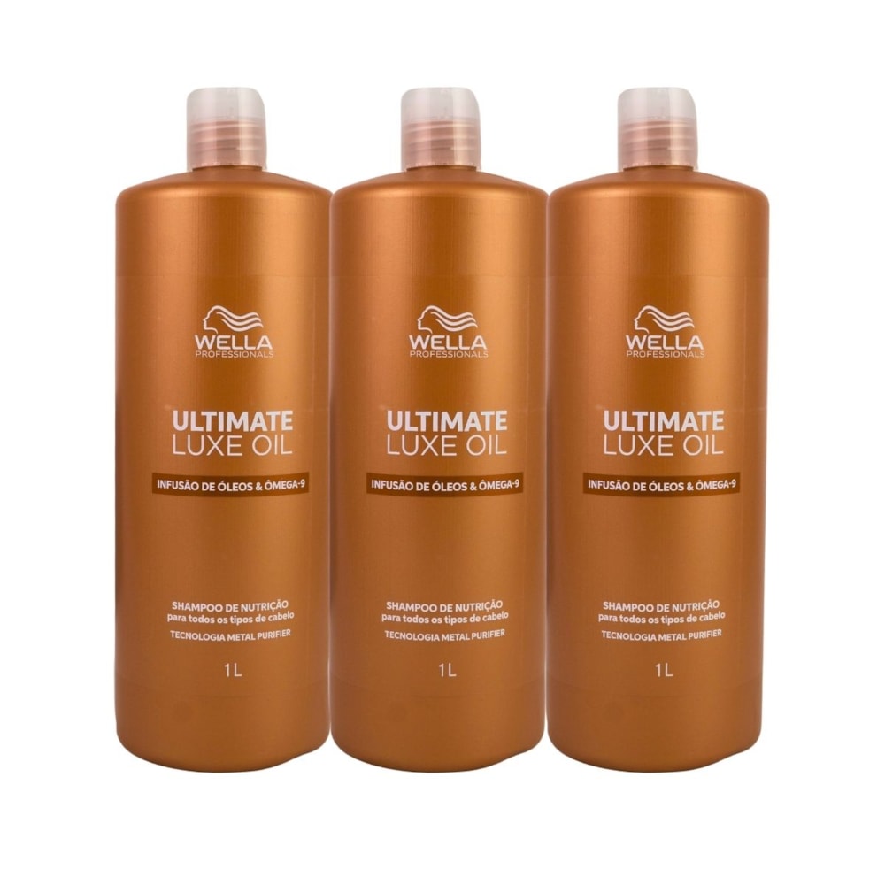 Wella Professionals Ultimate Luxe Oil Kit 3 Shampoo 1000ml