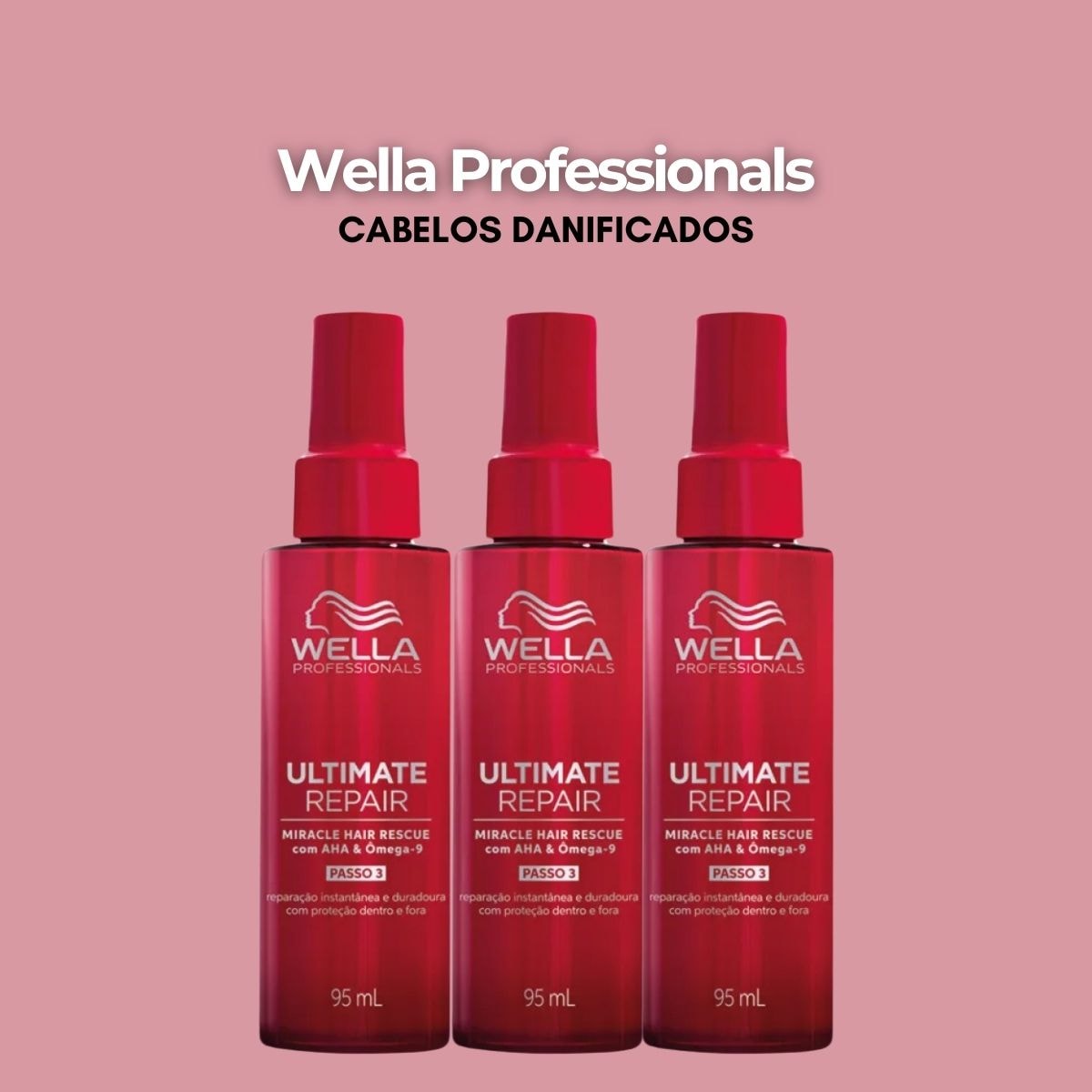 Wella Professionals Ultimate Repair Kit 3 Leave-In 95ml - Doce Beleza