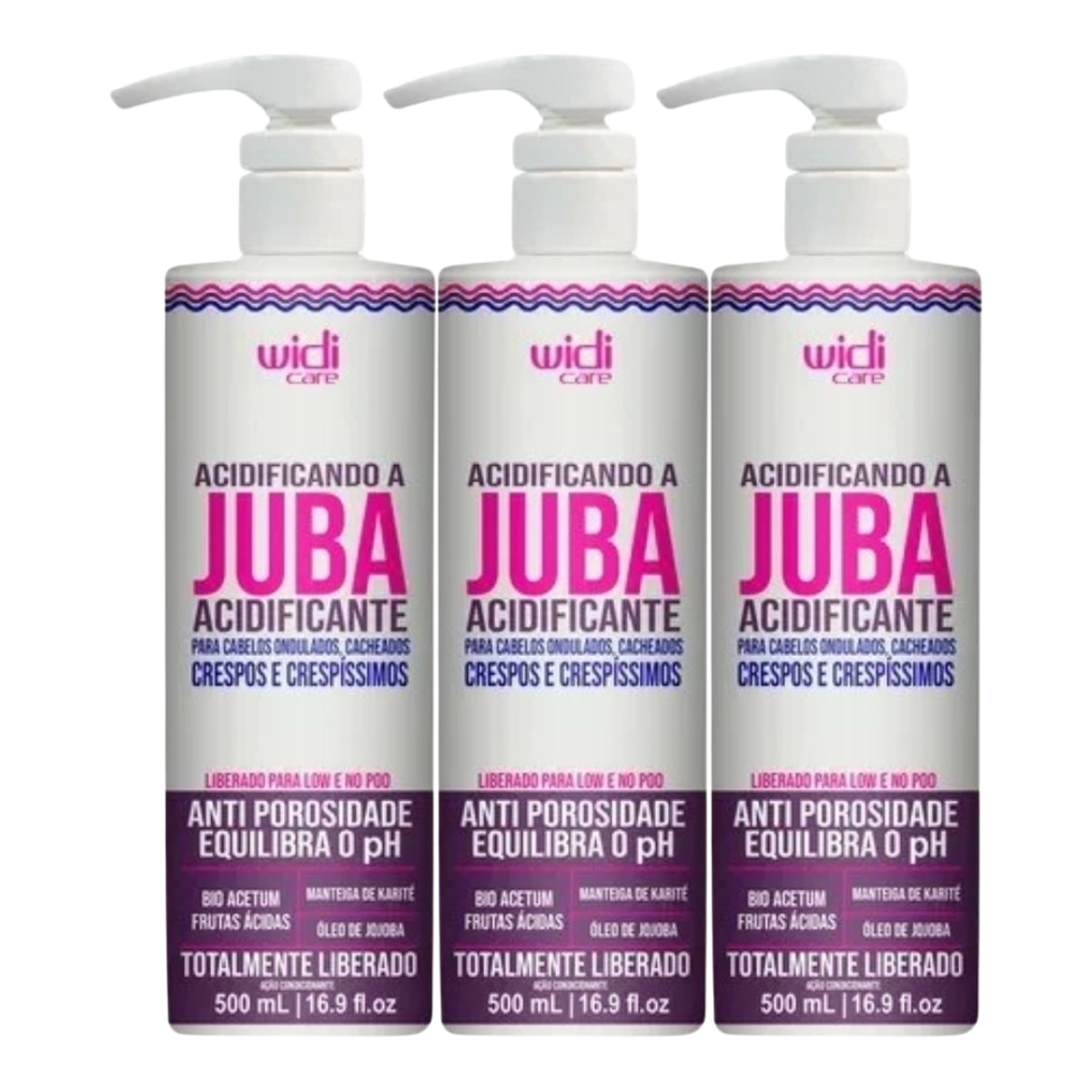 Widi Care Acidificando A Juba Kit 3 Acidificante 500ml Widi Care Acidificando A Juba Kit 3 Acidificante 500ml