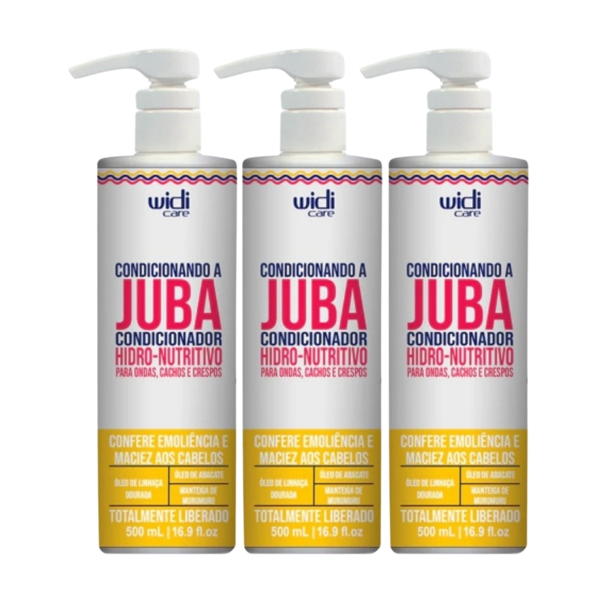 Widi Care Condicionando A Juba Kit 3 Condicionador 500ml Widi Care Condicionando A Juba Kit 3 Condicionador 500ml