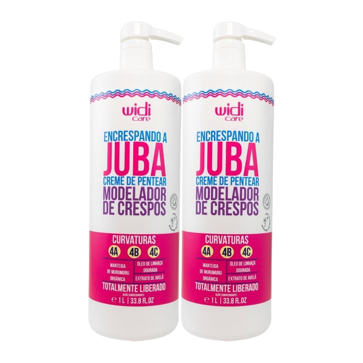 Widi Care Encrespando a Juba Kit 2 Creme de Pentear 1L