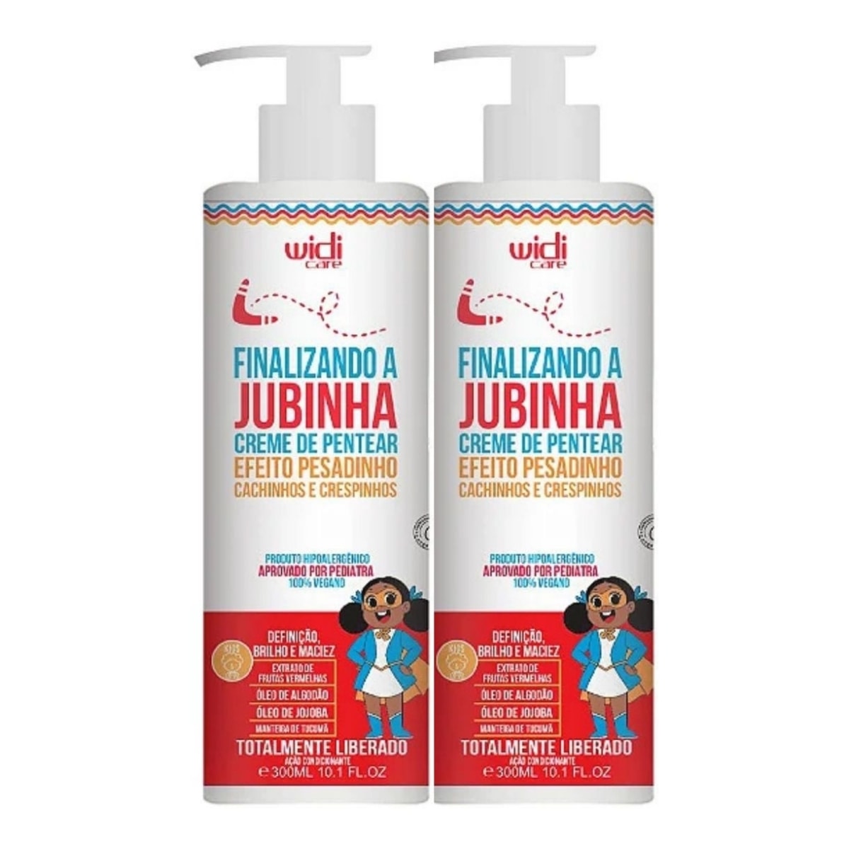 Widi Care Finalizando A Jubinha Kit 2 Creme de Pentear 300ml