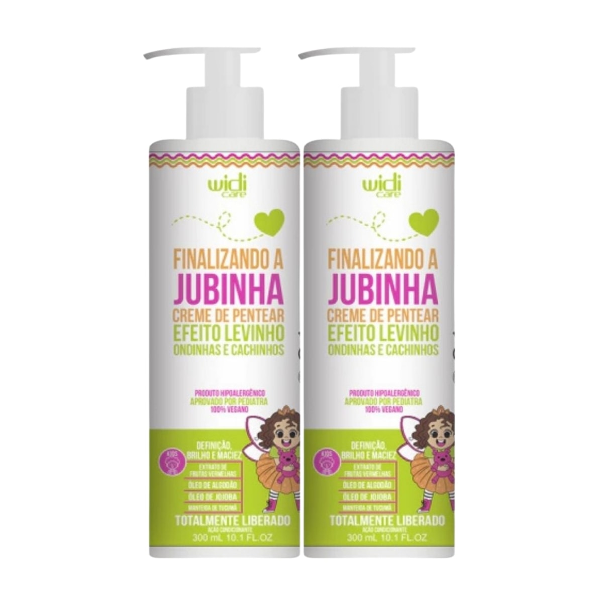 Widi Care Finalizando A Jubinha Leve Kit 2 Creme de Pentear 300ml Widi Care Finalizando A Jubinha Leve Kit 2 Creme de Pentear 300ml