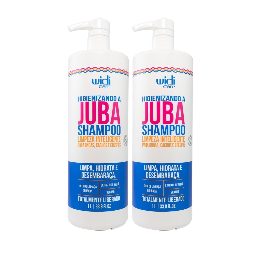 Widi Care Higienizando A Juba Kit 2 Shampoo 1L