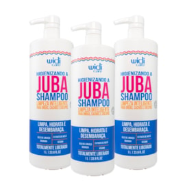 Widi Care Higienizando A Juba Kit 3 Shampoo 1L