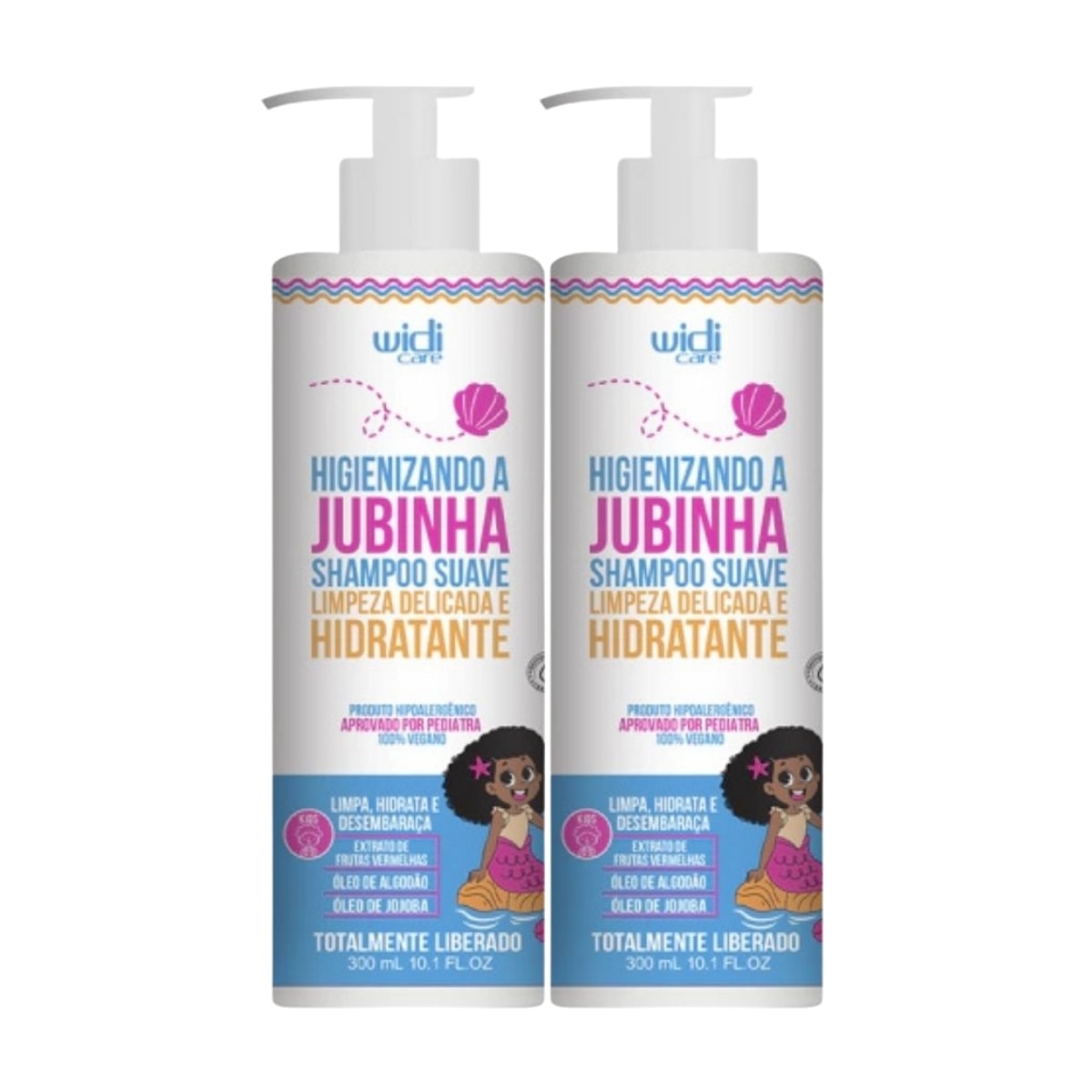 Widi Care Higienizando A Jubinha Kit 2 Shampoo Suave 300ml