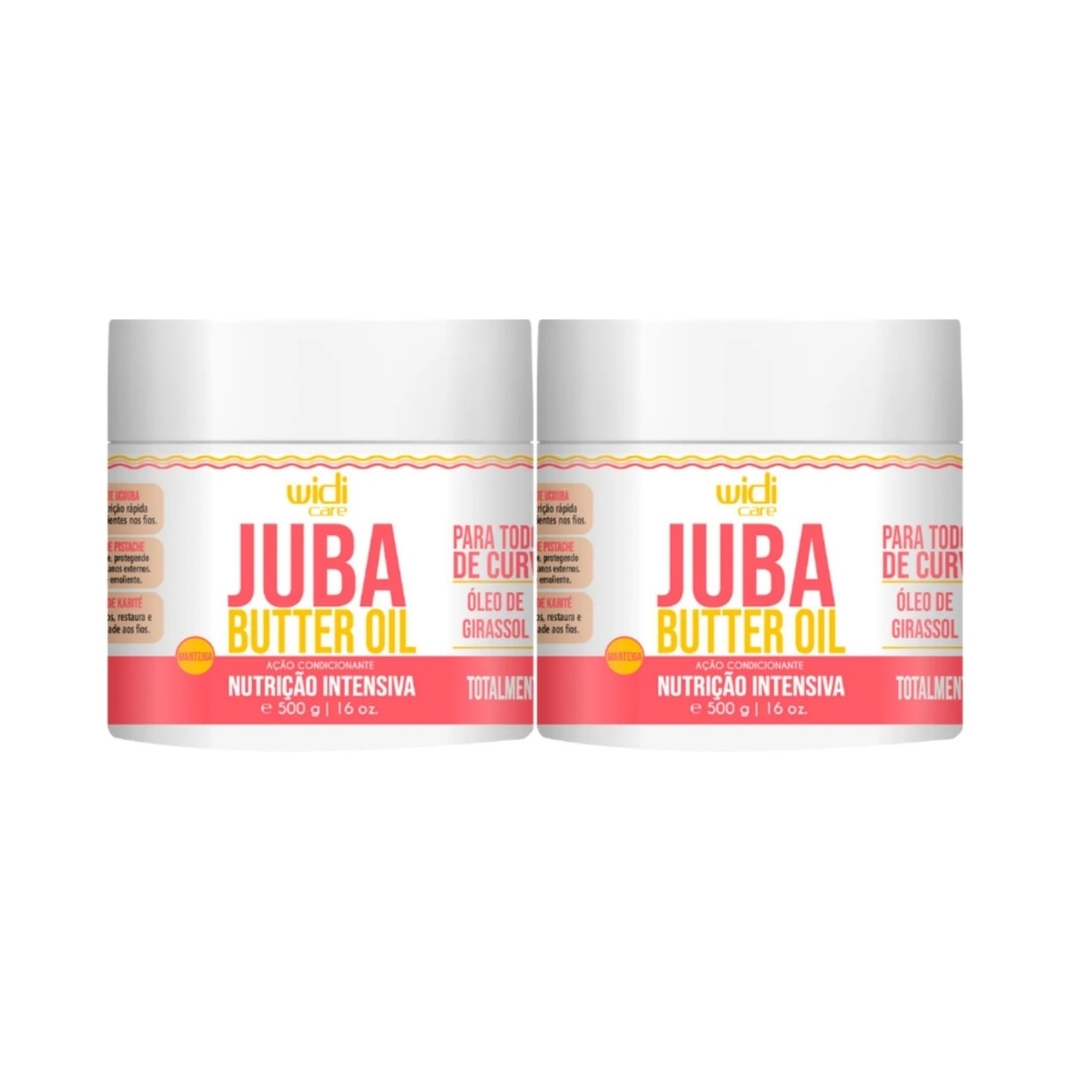 Widi Care Juba Butter Oil Manteiga Kit 2 Condicionante 500g Widi Care Juba Butter Oil Manteiga Kit 2 Condicionante 500g