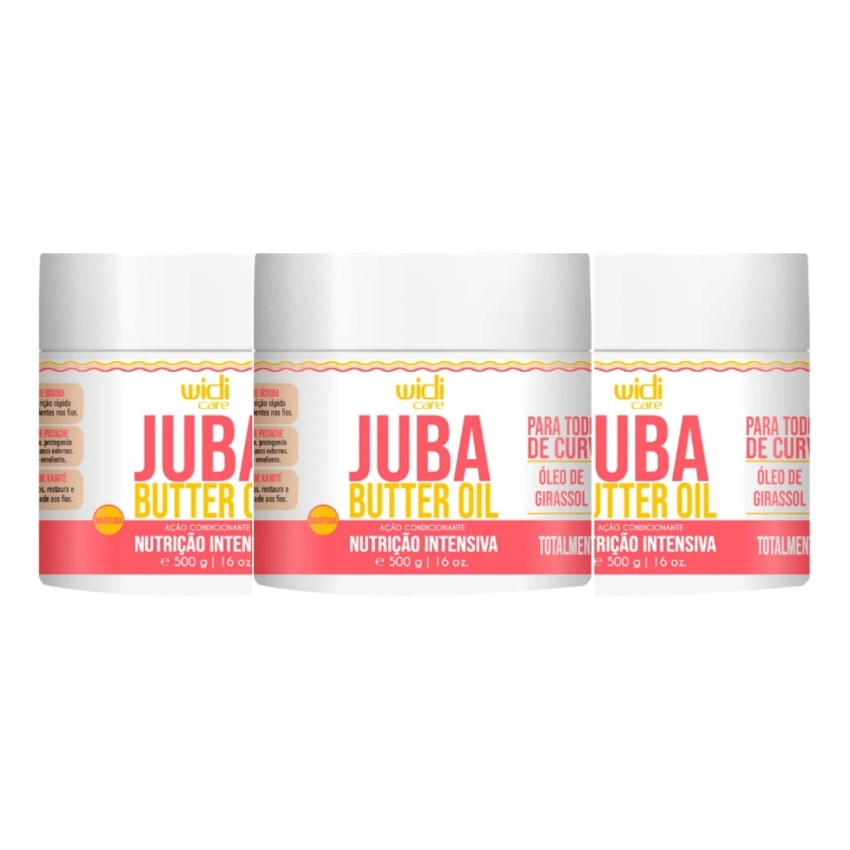 Widi Care Juba Butter Oil Manteiga Kit 3 Condicionante 500g Widi Care Juba Butter Oil Manteiga Kit 3 Condicionante 500g