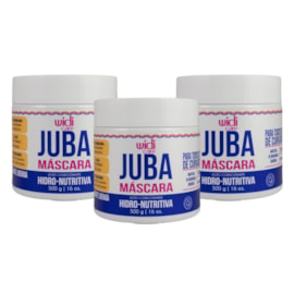 Widi Care Juba Hidro-Nutritiva Kit 3 Máscaras 500g