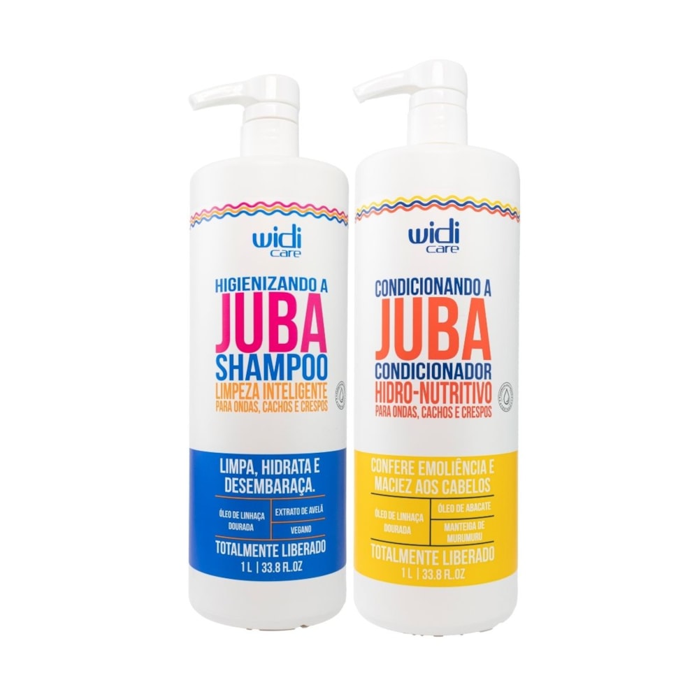 Widi Care Juba Kit Shampoo e Condicionador 1L