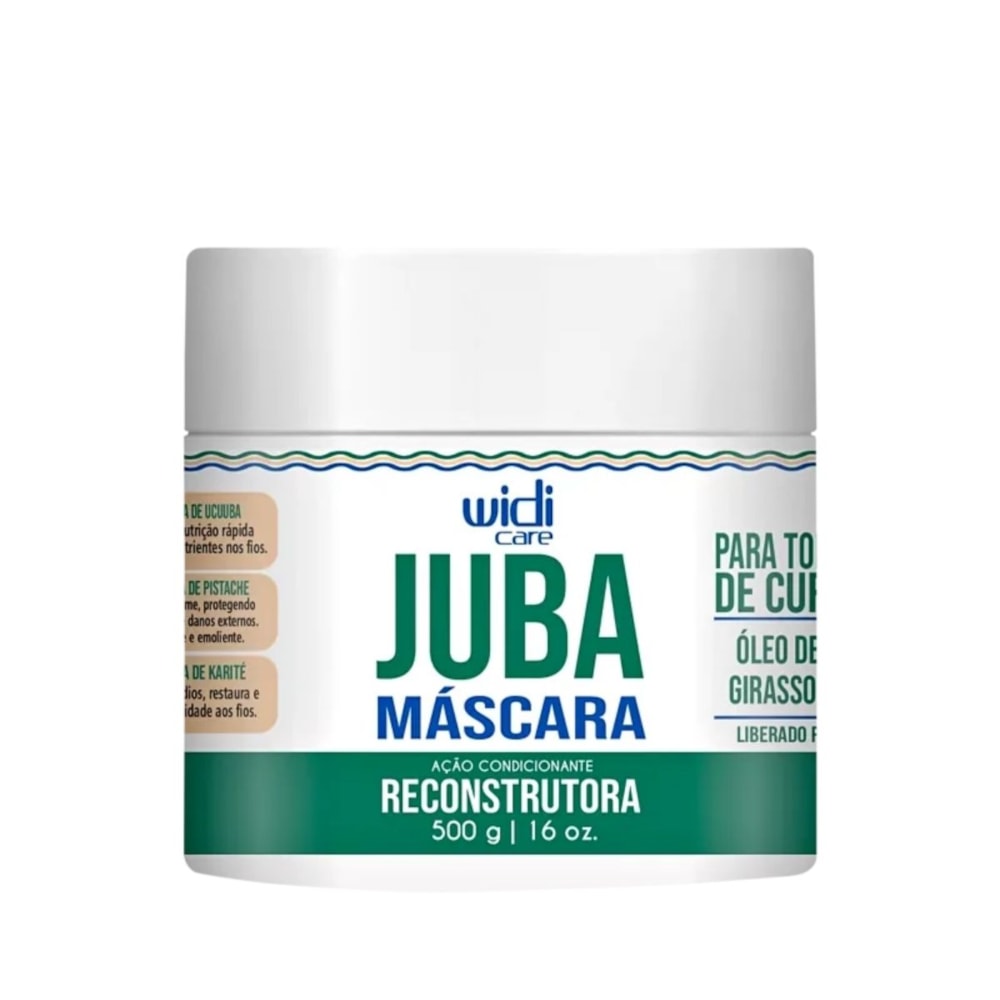 Widi Care Juba Máscara Reconstrutura 500g