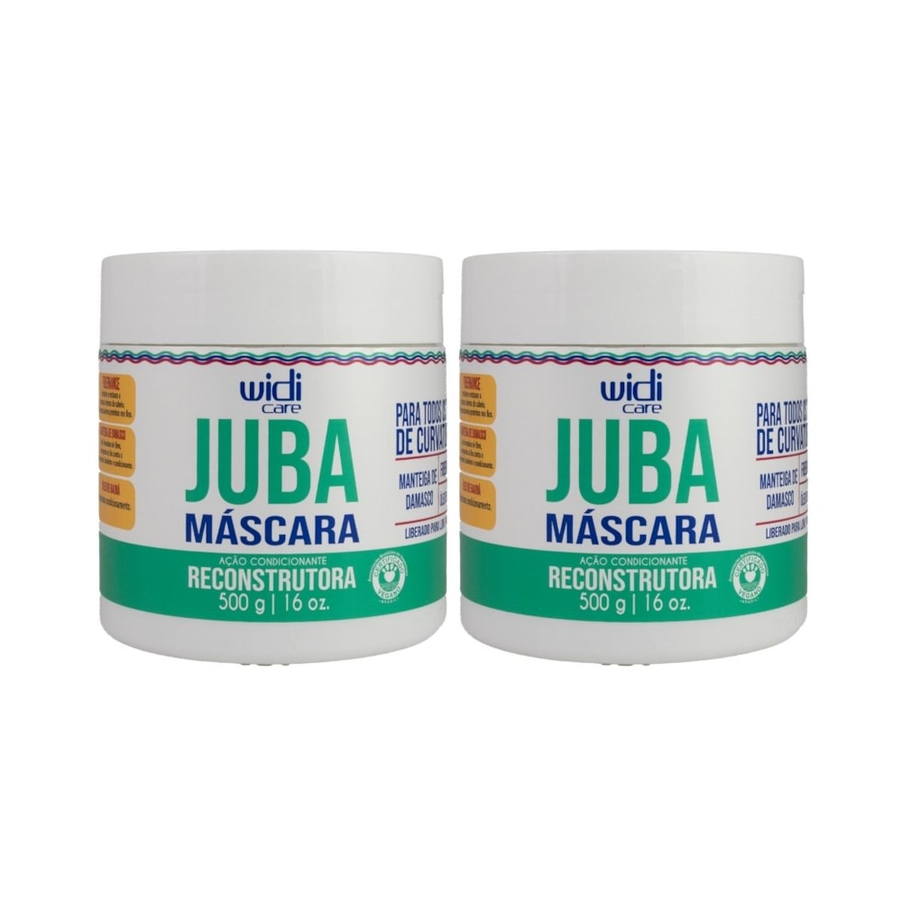 Widi Care Juba Reconstrutura Kit 2 Máscaras 500g