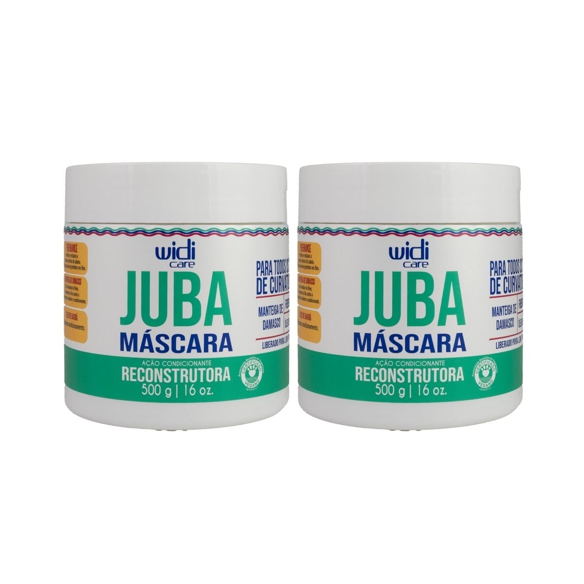 Widi Care Juba Reconstrutura Kit 2 Máscaras 500g Widi Care Juba Reconstrutura Kit 2 Máscaras 500g