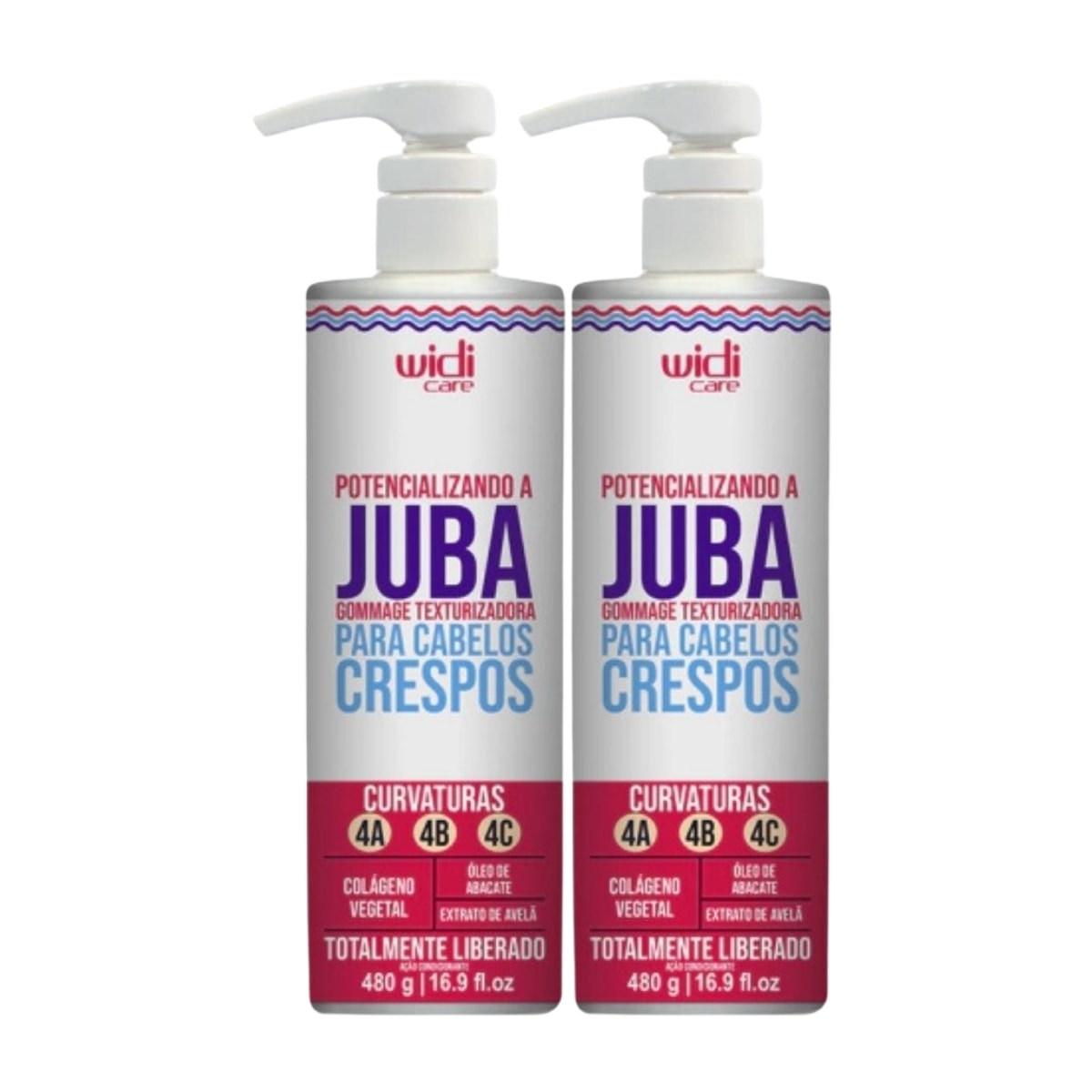 Widi Care Potencializando A Juba Kit 2 Texturizadora 480g