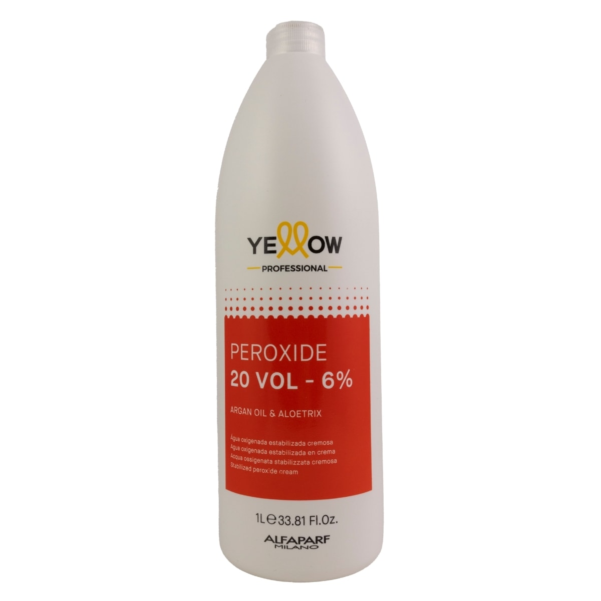 Yellow Água Oxigenada Estabilizada Cremosa 20 Volume 1L Yellow Água Oxigenada Estabilizada Cremosa 20 Volume 1L