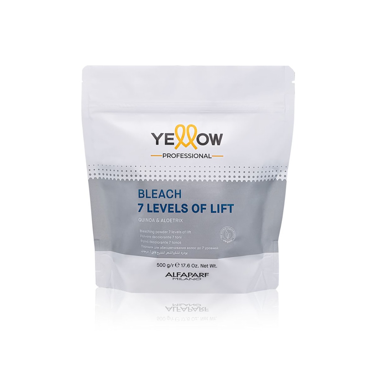Yellow Bleach 7 Levels Of Lift 500g Yellow Bleach 7 Levels Of Lift 500g