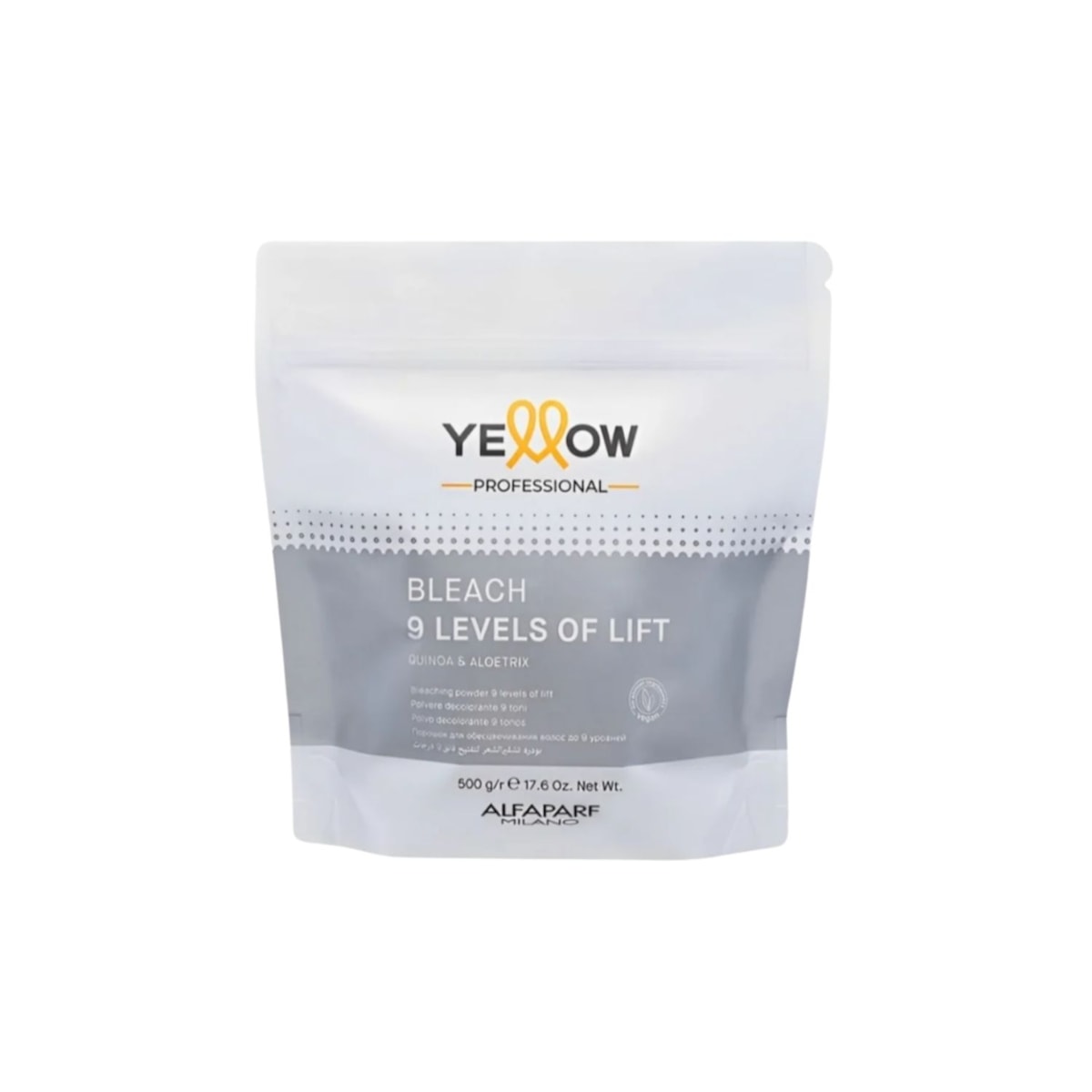 Yellow Bleach 9 Levels Of Lift 500g Yellow Bleach 9 Levels Of Lift 500g