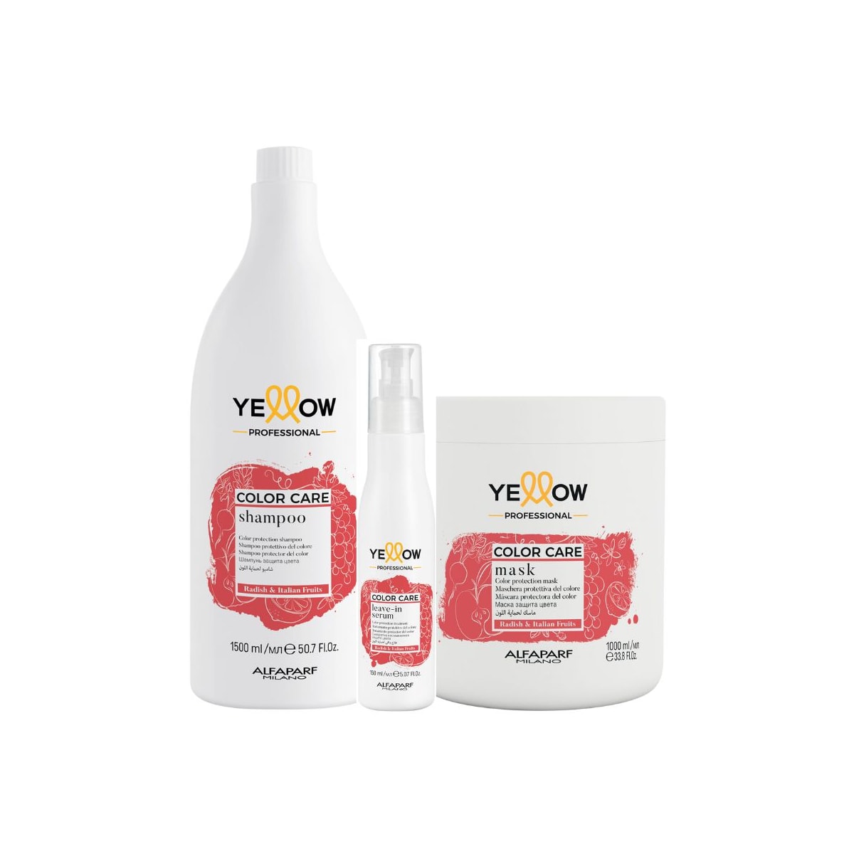 Yellow Color Care Kit Trio Grande