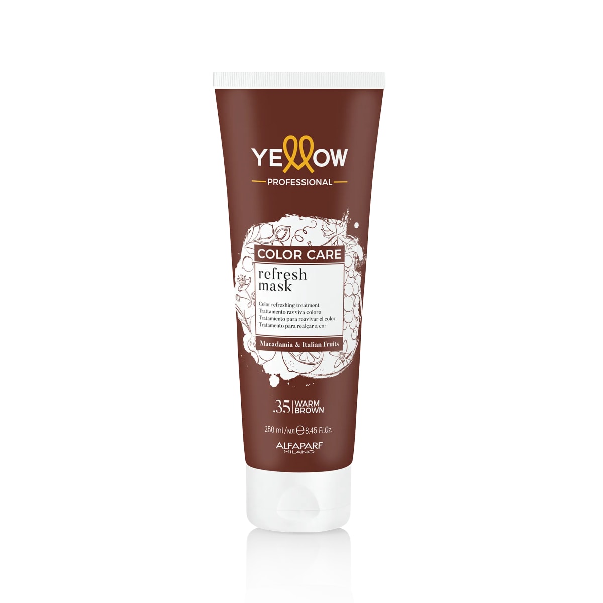 Yellow Color Care Refresh Mask .35 Warm Brown 250ml