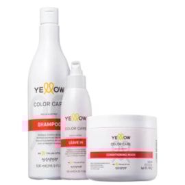 Yellow Color Care Trio Shampoo 500ml + Máscara 500ml + Leave-in 125ml Yellow Color Care Trio Shampoo 500ml + Máscara 500ml + Leave-in 125ml
