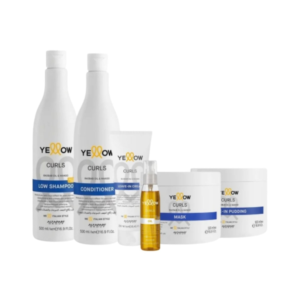 Yellow Curls Kit Completo (6 Produtos)