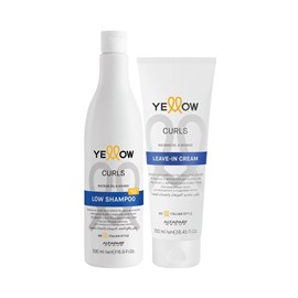 Yellow Curls Shampoo 500ml + Leave in Cream 250ml
