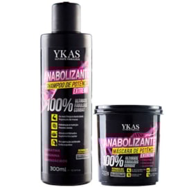 Ykas Anabolizante Capilar Shampoo 300ml e Máscara 250g