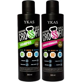 Ykas Crossfit Cronograma Capilar Shampoo 300ml e Condicionador 300ml