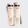 Ykas Gold Escova Progressiva Kit Ouro (2 x 1 Litro)