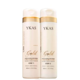 Ykas Gold Escova Progressiva Kit Ouro (2 x 300ml)