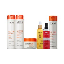 Ykas Nutri Complex Kit Pequeno Completo + Fabulous All In One 200ml + Botox Líquido