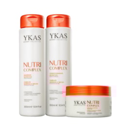 Ykas Nutri Complex  Shampoo + Condicionador 300ml + Máscara 250g Ykas Nutri Complex  Shampoo + Condicionador 300ml + Máscara 250g