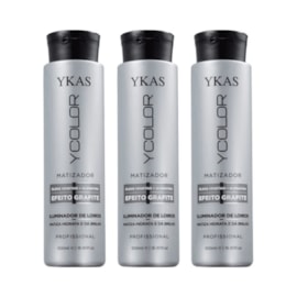 Ykas YColor Matizador Grafite 500ml (3 Unidades)