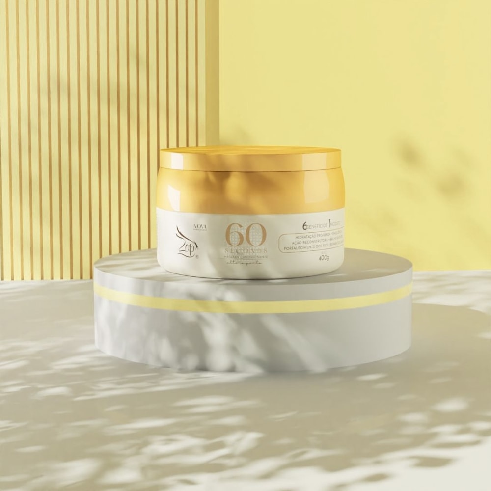 Zap 60 Seconds Máscara Alto Impacto 400g - Doce Beleza