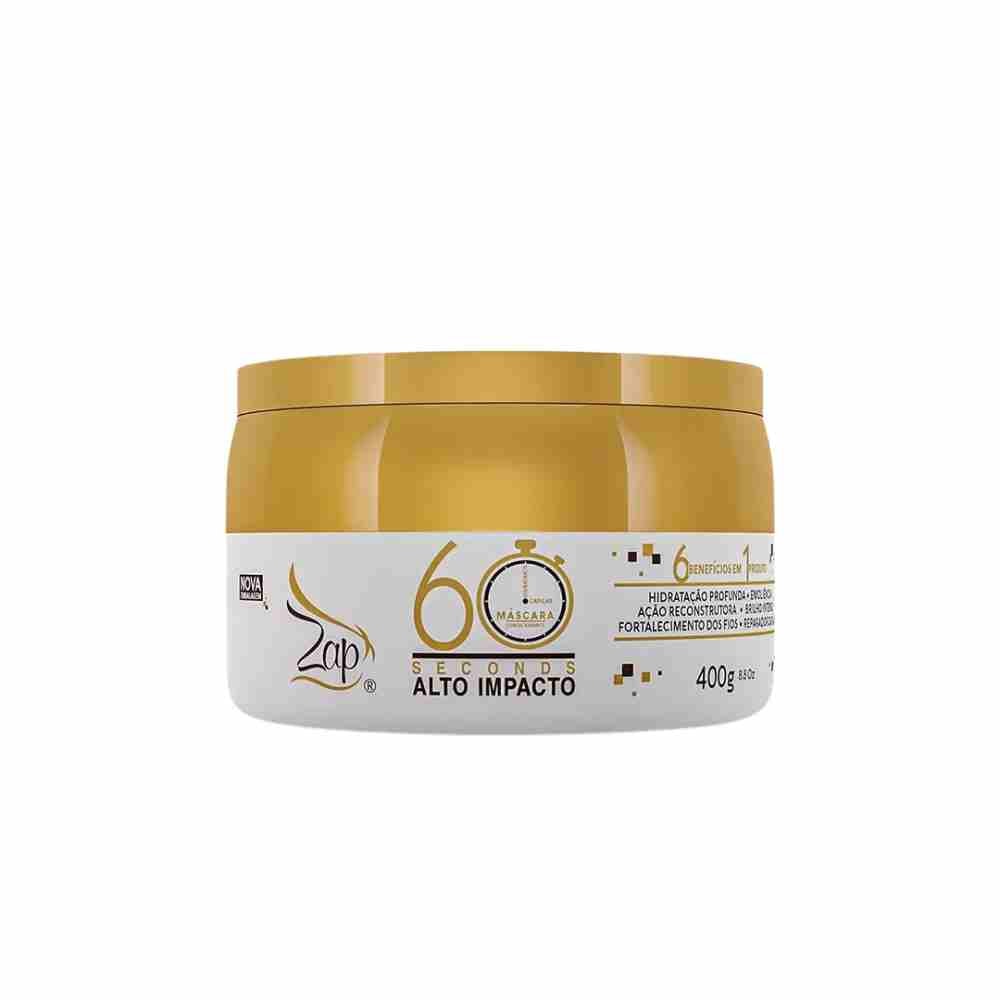 Zap 60 Seconds Máscara Alto Impacto 400g - Doce Beleza