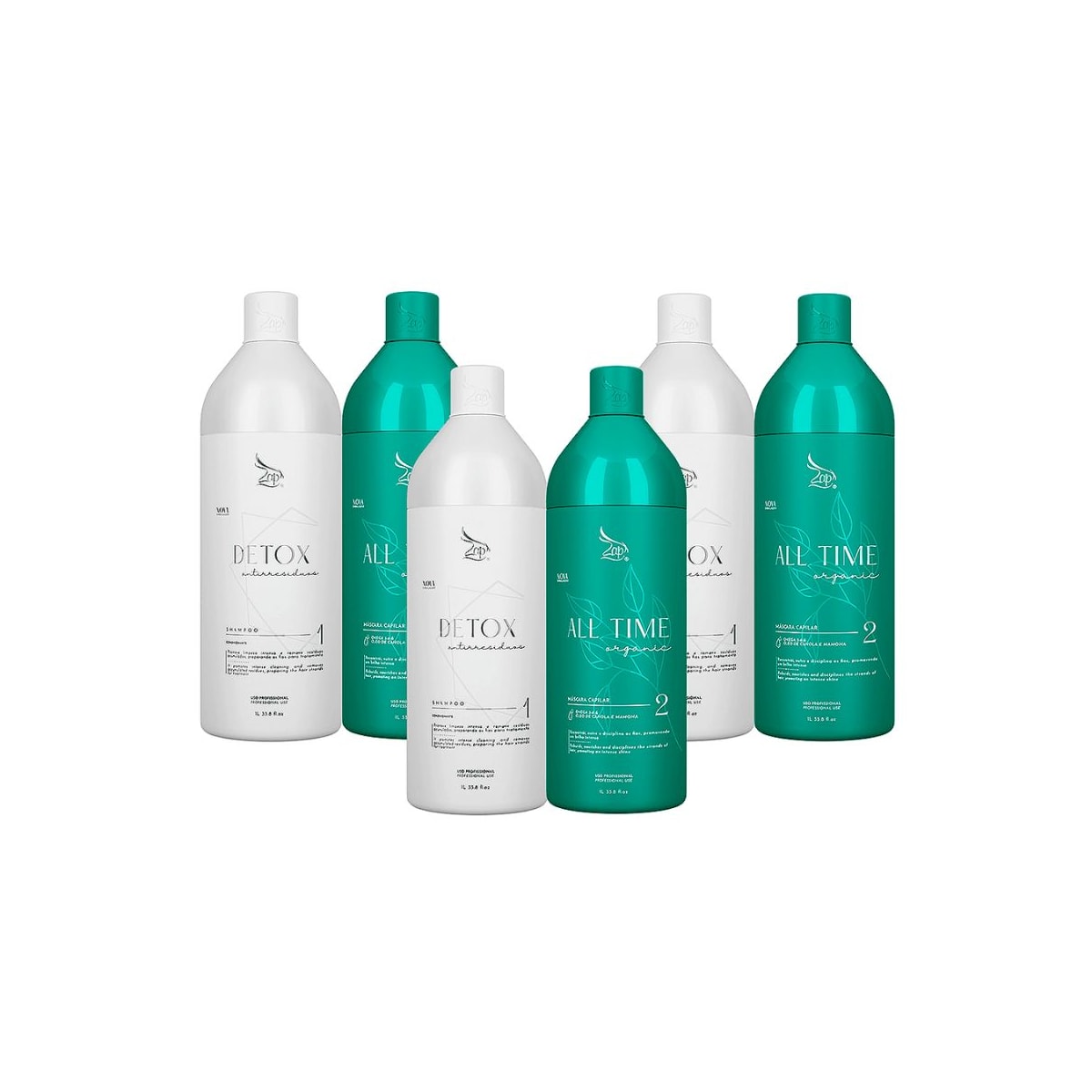 Zap All Time Organic 3 Kits (2 X 1 Litro) Zap All Time Organic 3 Kits (2 X 1 Litro)