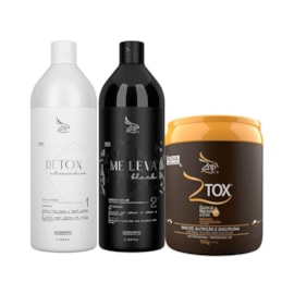 Zap Me Leva Black Escova Progressiva e Creme Alisante 950g