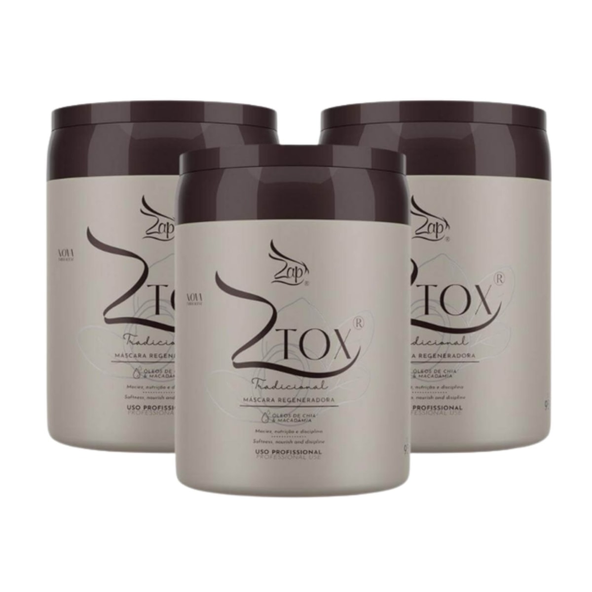 Zap Ztox Máscara Regeneradora (3 x 950g) Zap Ztox Máscara Regeneradora (3 x 950g)