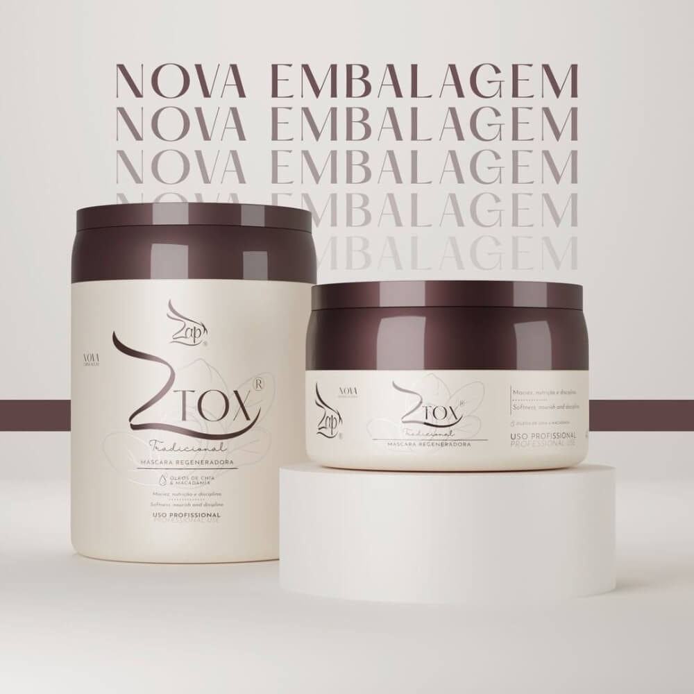 トリートメント ATOYU Zap Ztox Máscara Regeneradora 950g - Doce Beleza